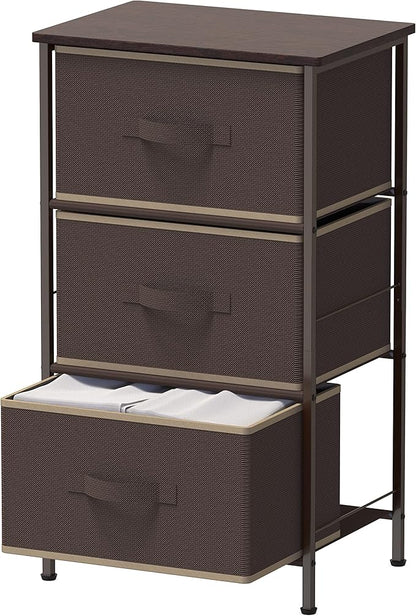 Simple Houseware 3 Drawer Nightstand Dresser by SimpleHouseware