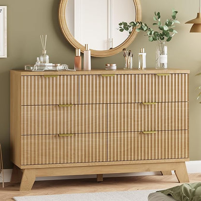 Fluted Dresser for Bedroom by Xixini