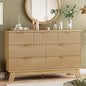 Fluted Dresser for Bedroom by Xixini