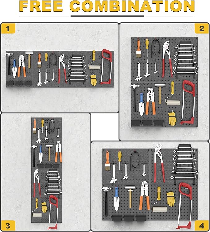 Ultrawall Metal Pegboard Panels, Pegboard Wall Organizer, Garage Tool Storage - Image 4