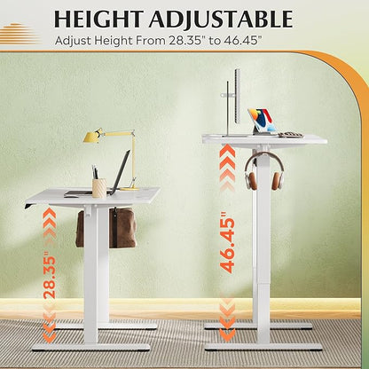DEVAISE 48 x 24 Inch Standing Desk, Whole-Piece Electric Standing Desk - Image 5
