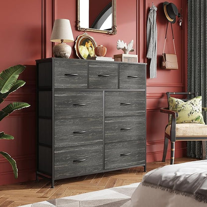 WLIVE 9-Drawer Dresser, Fabric Storage Tower - Image 4