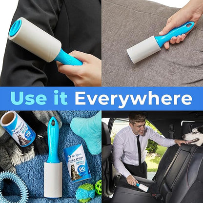 PetLovers Extra Sticky Lint Roller Mega Value Set 450 Sheets - Image 4