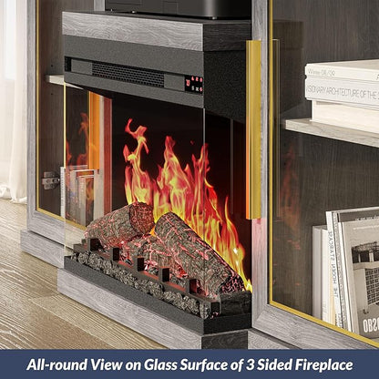 BELLEZE 23" Electric Fireplace - Image 4