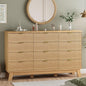 Fluted Dresser for Bedroom by Xixini