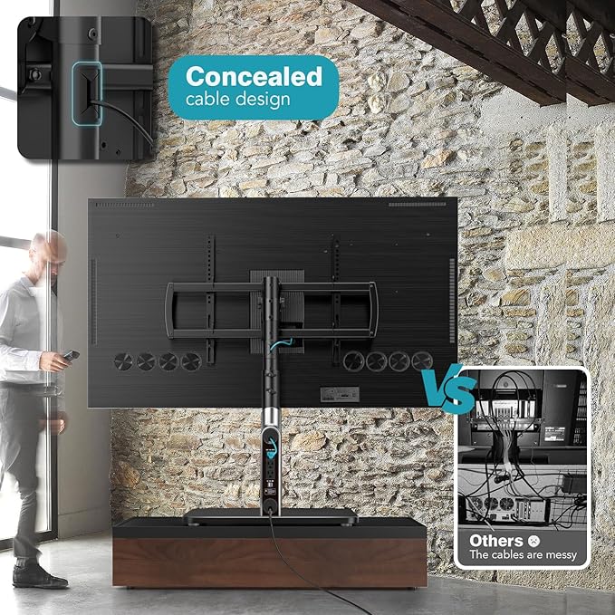 LLDEPLL Universal TV Stand Tabletop TV Mount - Image 6