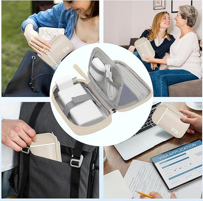 Electronics Organizer, Travel Cord Organizer Pouch, Portable Cable Organizer - Image 6