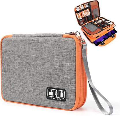 Luxtude Travel Cable Organizer Bag, Electronic Organizer Travel Case Large by Luxtude