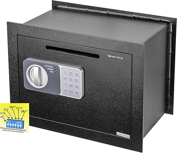 Genie Hand – Time Delay Safe, Anti Robbery Safe Box, Timed Controlled Opening – by GenieHand