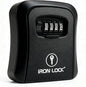 Iron Lock® Key Lock Box Wall Mount – Medium Waterproof Heavy-Duty Metal Safe by IronLock