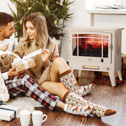 TURBRO Suburbs 25" WiFi Electric Fireplace Infrared Heater - Image 7