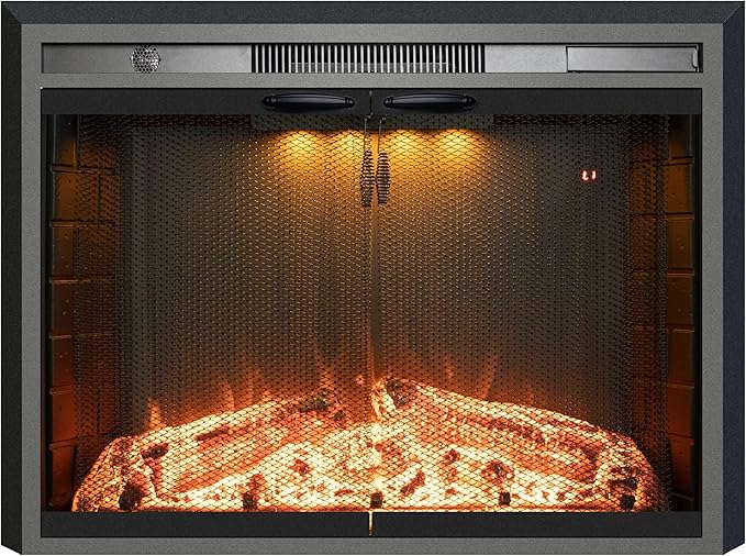 Electric Fireplace Insert, 36 Inches Recessed Fireplace Heater - Image 7