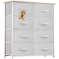 DWVO Fabric Dresser for Bedroom, Tall Dresser by DWVO
