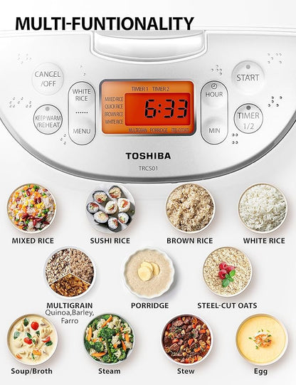 Toshiba Rice Cooker 6 Cup Uncooked – Japanese Rice Cooker - Image 4