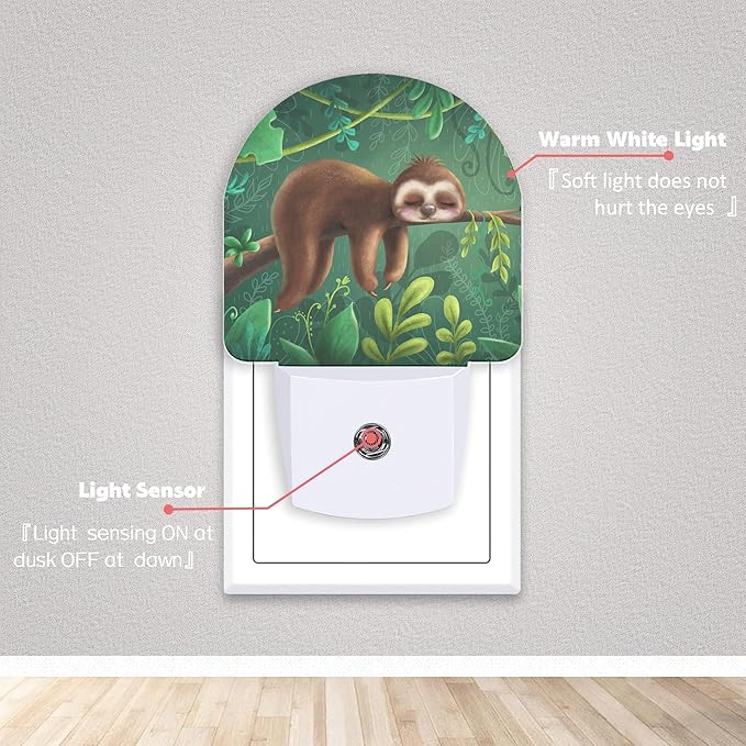 Axxitude Cute Sleeping Koala Forest Night Lights Plug into Wall - Image 2