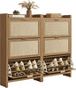 SICOTAS Rattan Shoe Storage Cabinet by SICOTAS