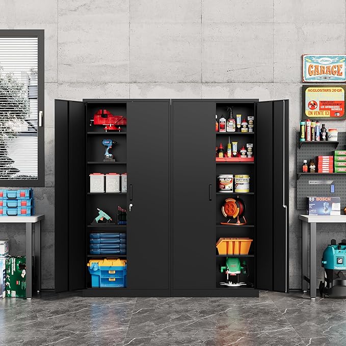 Metal Storage Cabinet-72” Tall Steel File Cabinet - Image 5