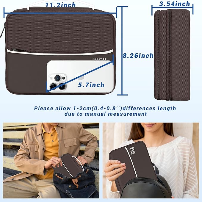 Electronics Organizer, Travel Cord Organizer Pouch, Portable Cable Organizer - Image 3
