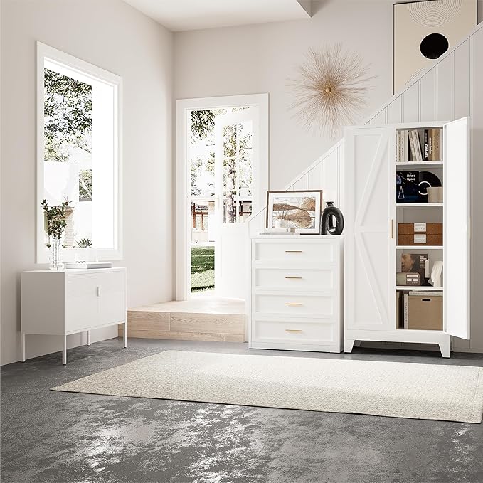 71" Tall Pantry Cabinet, Kitchen Pantry Storage Cabinets - Image 2