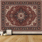Accnicc Vintage Floral Tapestry Wall Hanging Hippie Indian Bohemian Mandala Tapestry Aesthetic Botanical Bird Red Small Tapestries for Mural Bedroom Living Room Dorm Decor 60 x 44 Inch