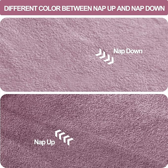 JIUZHEN Lavender Velvet Curtains 84 inches - Image 5
