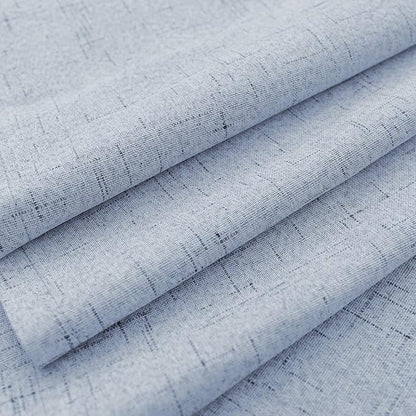 KOUFALL Light Blue Back Tab Linen Blackout Curtains 52x90 Inches Long - Image 8