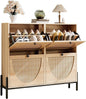 IRONCK Rattan Shoe Cabinet Storage by IRONCK