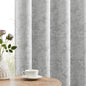 Beauoop Grey Floral Jacquard Blackout Curtains 108 Inches Long 2 Panels by Beauoop