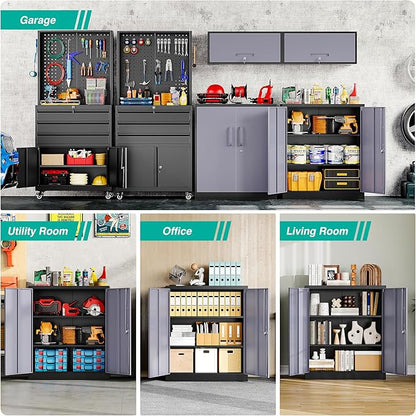 SISESOL Metal Storage Cabinet - Image 4