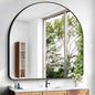 Arched Bathroom Mirror, Wall Mounted Mirror, Living Room, Hanging or Leaning by GLASHOM