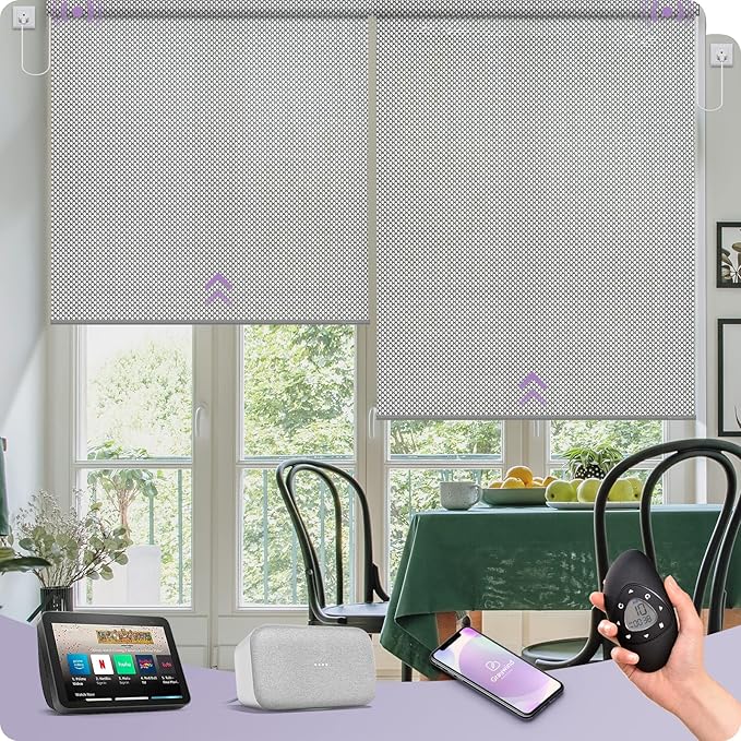 Graywind Motorized Roller Shades Compatible by Graywindbeyondshading