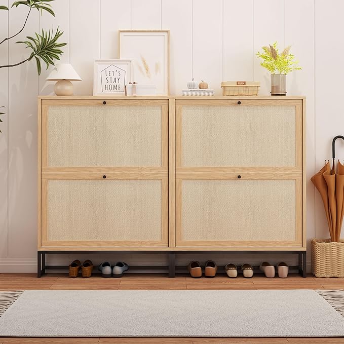 AVZEAR Narrow Shoe Storage Cabinet - Image 5