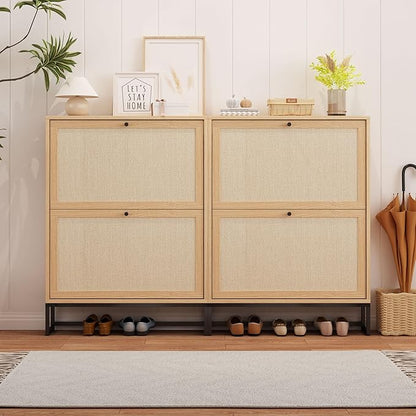 AVZEAR Narrow Shoe Storage Cabinet - Image 5