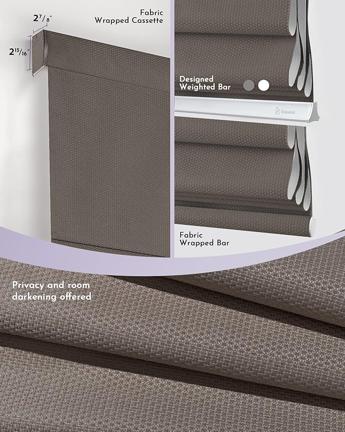 Graywind Smart Roman Shades Compatible - Image 6
