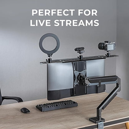 HumanCentric DSLR Monitor Mount Extra Large, Desk Camera Mounting, Light Webcam - Image 6