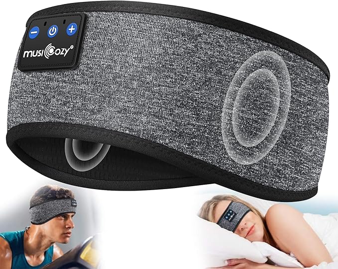 MUSICOZY Bluetooth 5.4 Sleep Headphones Sports Headband Headphones, Wireless by MUSICOZY
