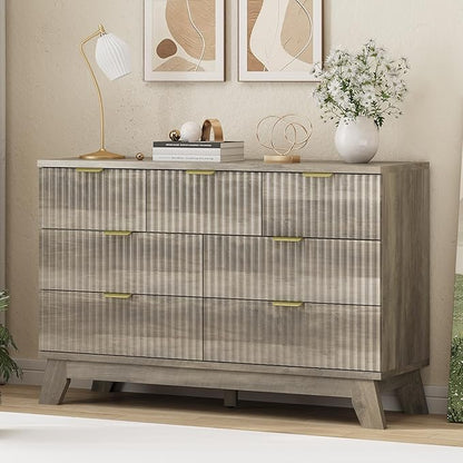 Xixini Fluted Dresser for Bedroom - Image 4