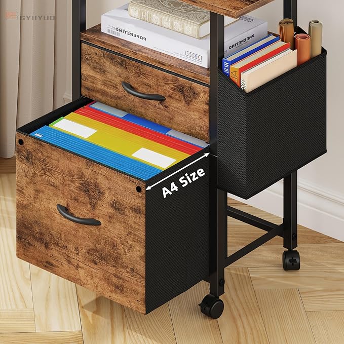 GYIIYUO 2 Drawer File Cabinet - Image 6