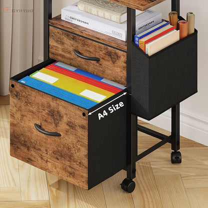 GYIIYUO 2 Drawer File Cabinet - Image 6