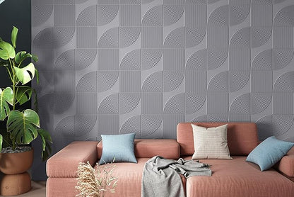 From Plain To Beautiful In Hours 9002 Arc Swell PVC 12 in x 12 in Peel and - Image 7