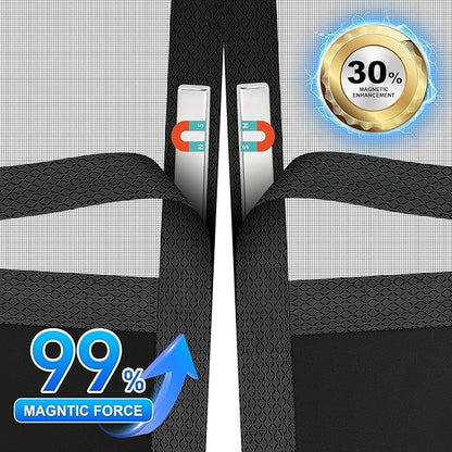 Magnetic Screen Door 36"x82" Blackout – Privacy Protection, Powerful Magnets - Image 3