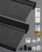 Kincmo Motorized Blinds with Remote, 100% Blackout Motorized Roller Shades Work by KincmoBlinds