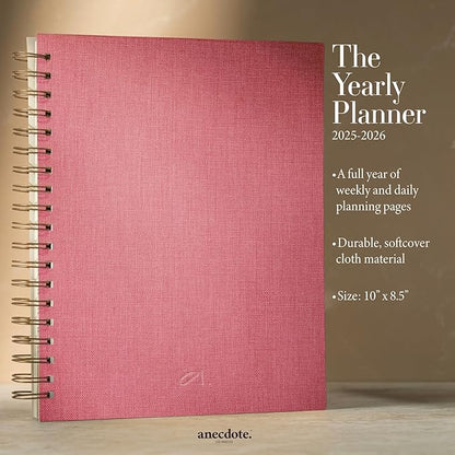 Anecdote Planner 2026 Spiral Yearly Planner - Image 2
