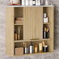 Bathroom Wall Cabinet, Fluted Medicine Cabinet by HOCAT