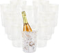 Tiawudi 12 Pack Plastic Ice Bucket by Tiawudi
