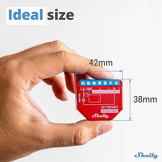 Shelly Plus 1PM | WiFi Smart Relay Switch - Image 6