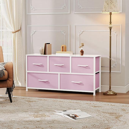 DWVO Dresser for Room with 5 Drawers - Image 2