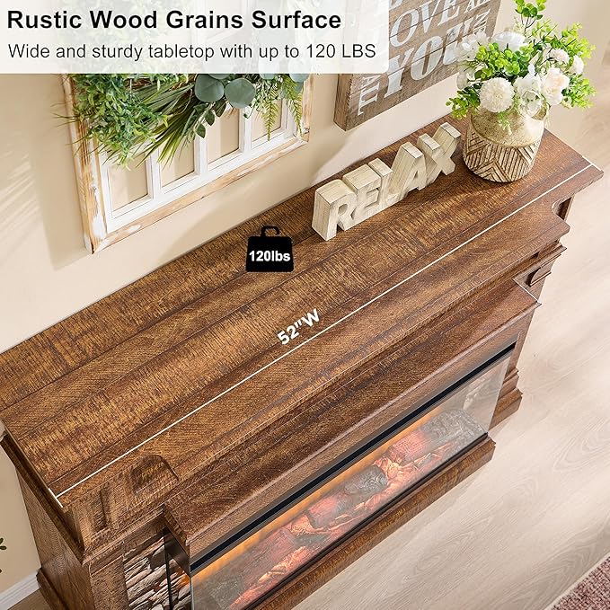 OKD 52" Electric Fireplace - Image 4