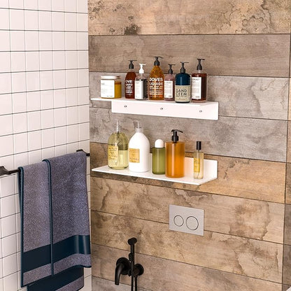 20 Inches Acrylic Wall Shelves 2 Pack, Floating Shelf - Image 6