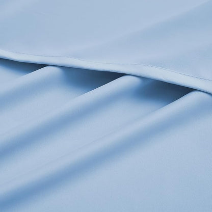 DUALIFE Blackout Light Blue Curtains - Image 8